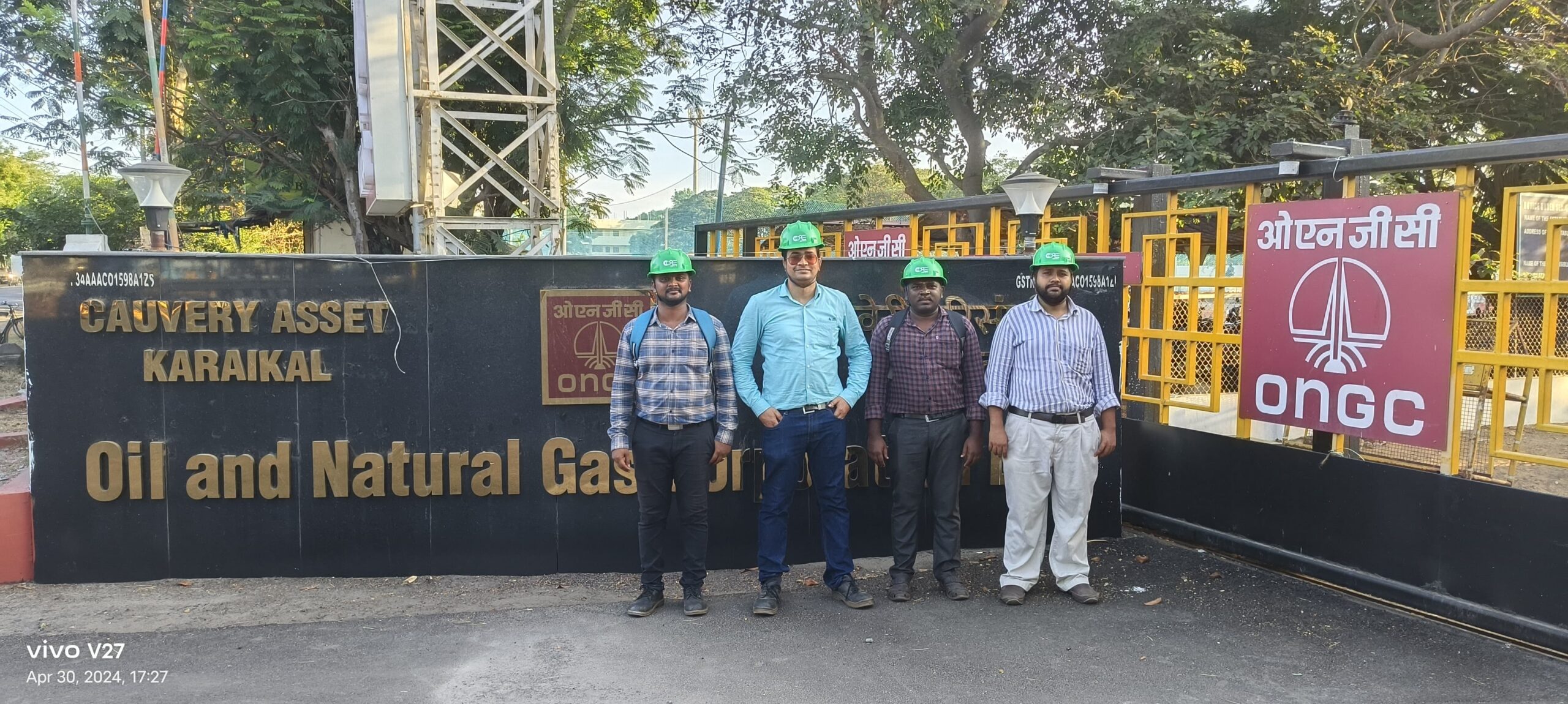 Weekly Safety Meetings at Cauvery Asset