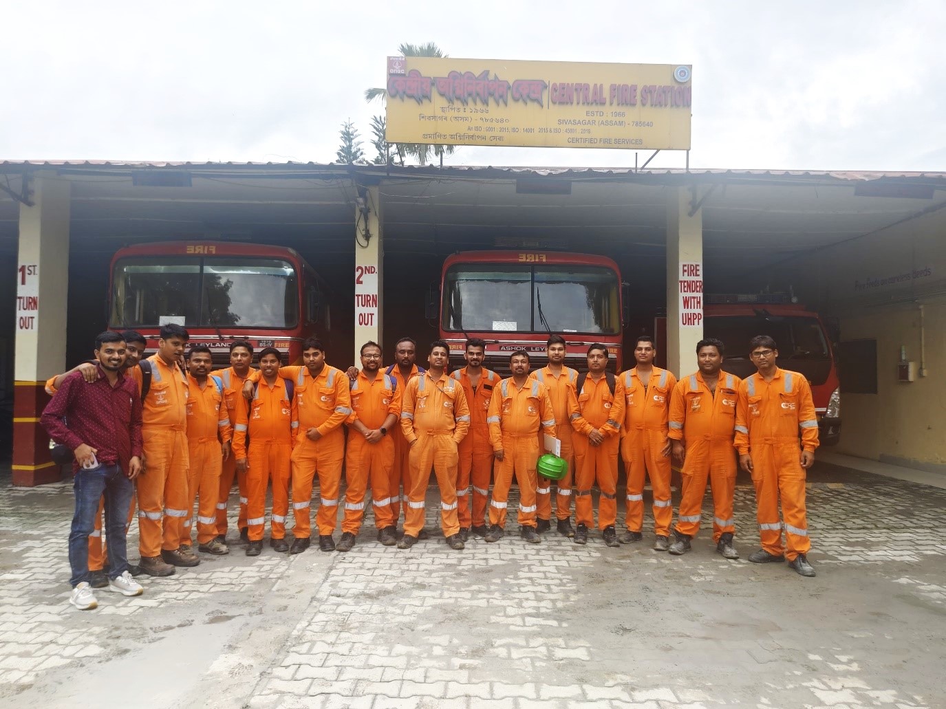 Fire Fighting Training at Assam asset 