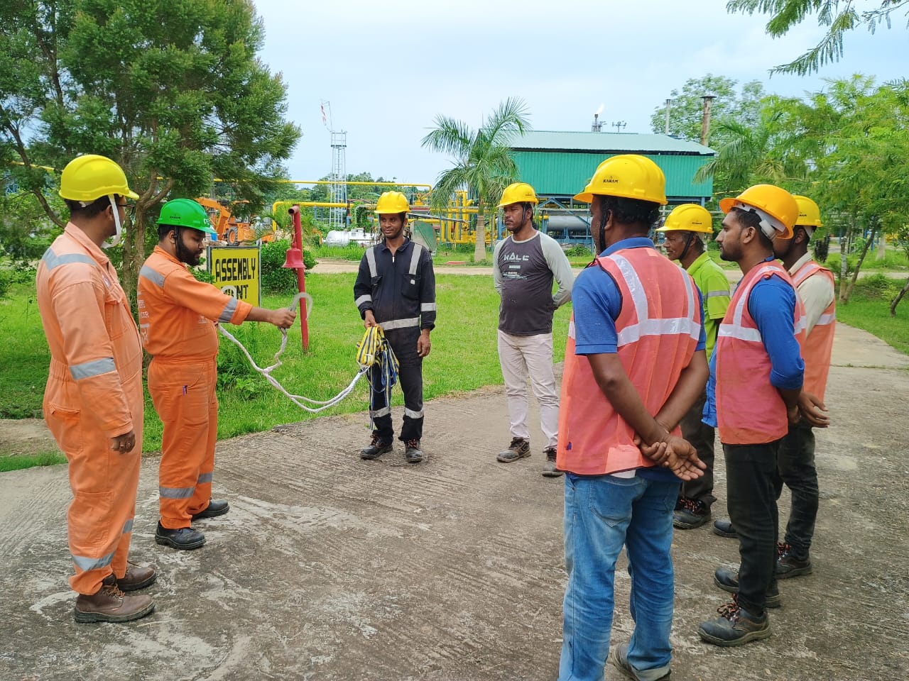 Safety Awareness Training at Tripura asset 