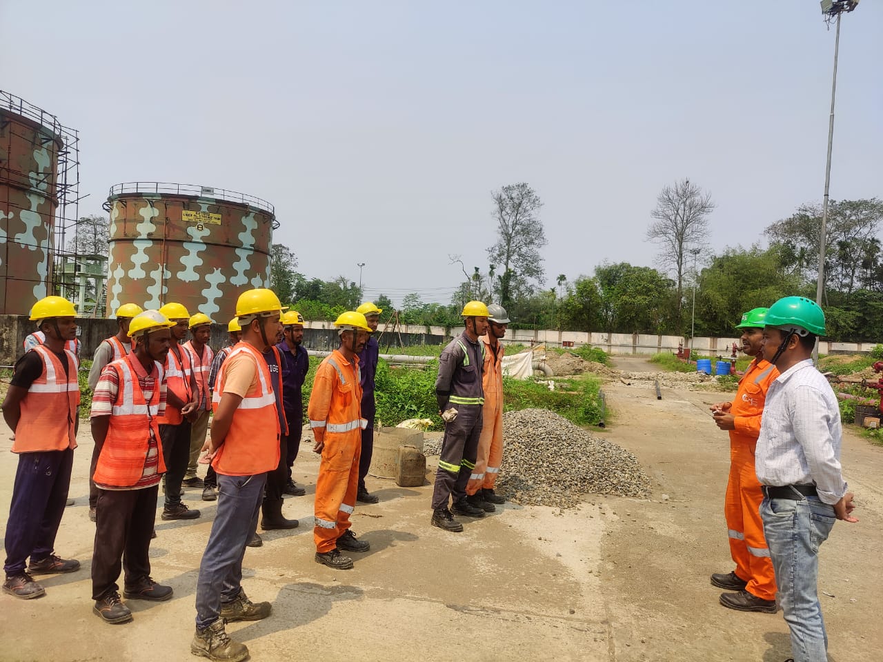 Mock drill at Assam Asset