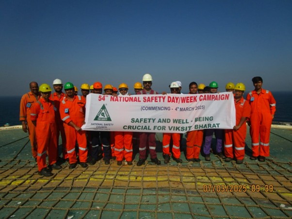 54th National Safety Day Campaign at ONGC Offshore